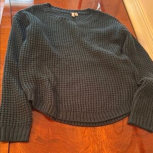 Kohl’s So Girls Green Waffle Knit Sweater